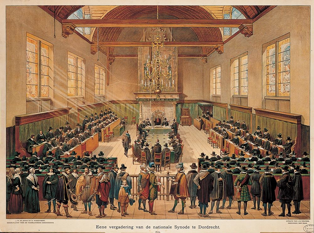 Vergadering van de Nationale Synode te Dordrecht in 1619